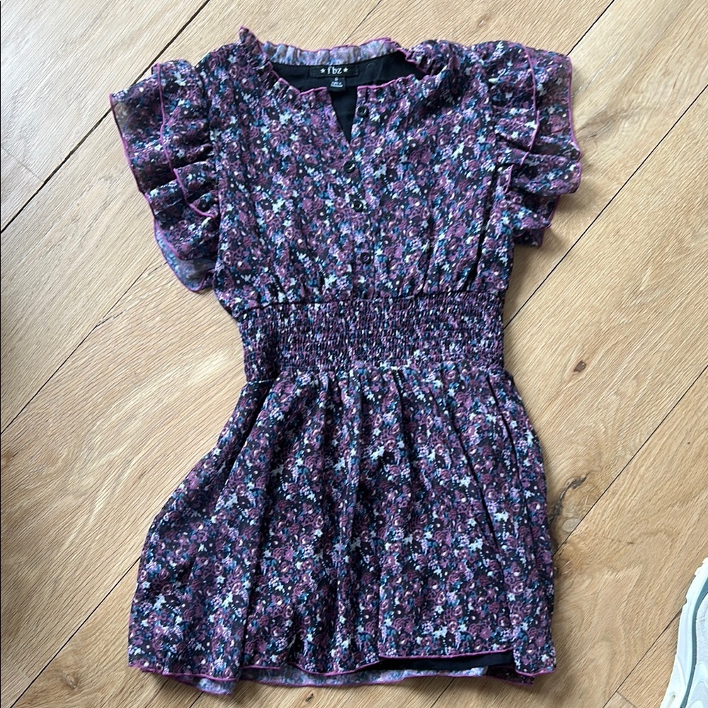 Flowers by Zoe (FBZ) Floral Kids Dress - size Small